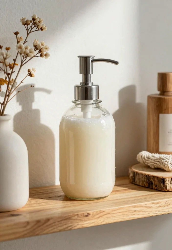 10 Bathroom Soap Dispenser Ideas That Look Built In 5. DIY Mason Jar Dispenser 0