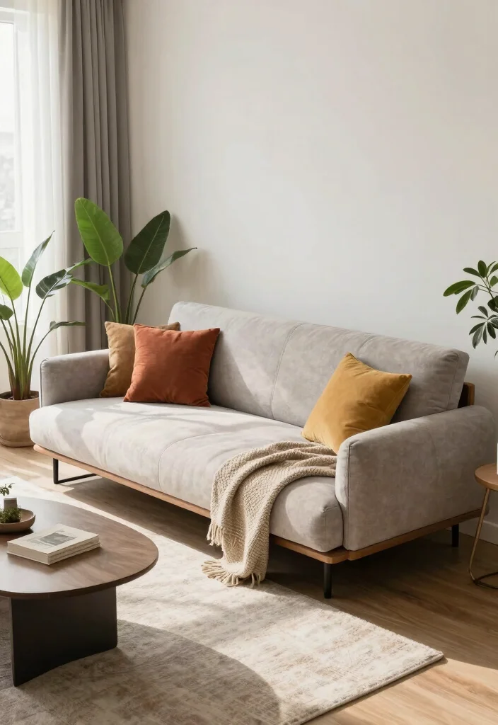 10 Bed in Living Room Ideas That Feel Intentional 50 10 Bed in Living Room Ideas That Feel Intentional 10. Futon Flexibility 0
