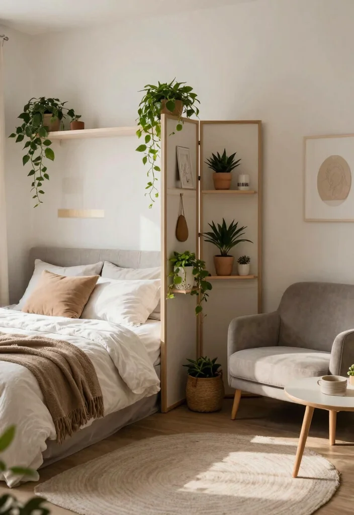 10 Bed in Living Room Ideas That Feel Intentional 28 10 Bed in Living Room Ideas That Feel Intentional 8. Bed Room Divider 0