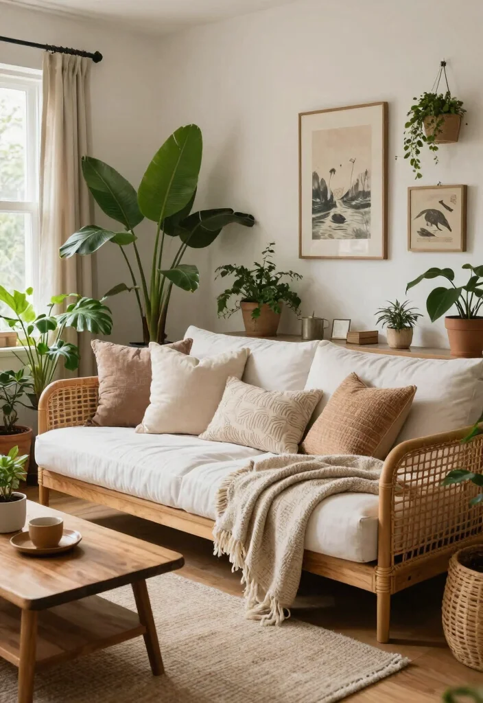 10 Bed in Living Room Ideas That Feel Intentional 39 10 Bed in Living Room Ideas That Feel Intentional 9. Cozy Bungalow Bed 0