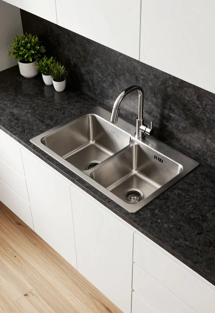 10 Corner Kitchen Sink Ideas That Improve Workflow 23 10 Corner Kitchen Sink Ideas That Improve Workflow 3. Double Bowl Corner Sinks 0
