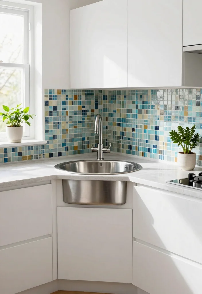 10 Corner Kitchen Sink Ideas That Improve Workflow 24 10 Corner Kitchen Sink Ideas That Improve Workflow 4. Circular Corner Sinks 0