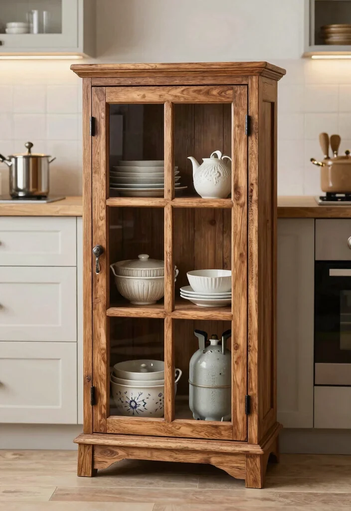 10 Gas Cylinder Storage Ideas for Kitchens That Stay Hidden 47 10 Gas Cylinder Storage Ideas for Kitchens That Stay Hidden 7. Decorative Cabinets 0