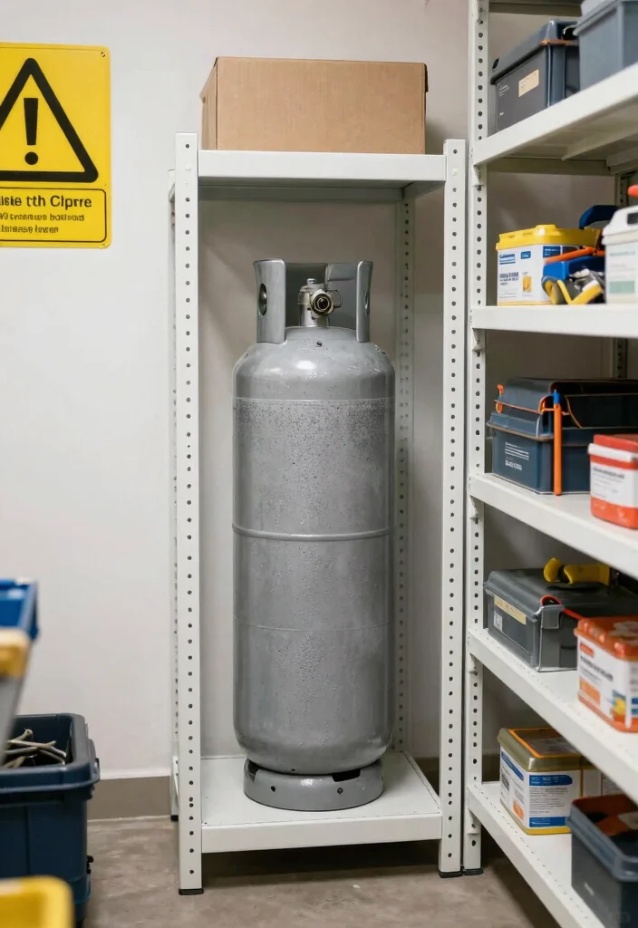10 Gas Cylinder Storage Ideas for Kitchens That Stay Hidden 49 10 Gas Cylinder Storage Ideas for Kitchens That Stay Hidden 9. Basement or Garage Storage 0