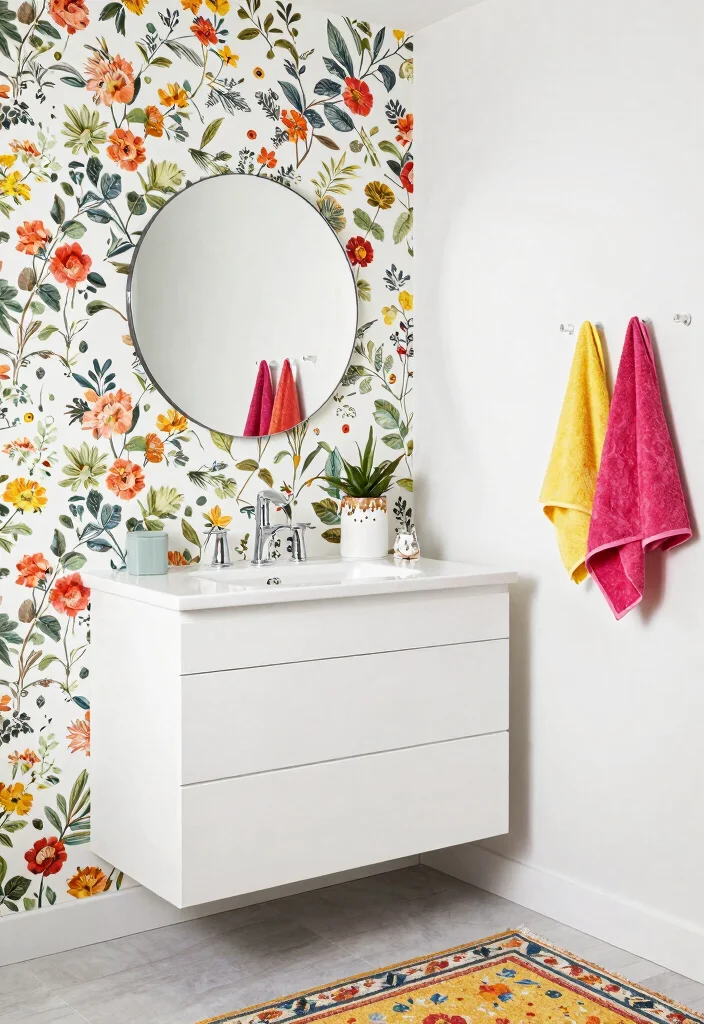 10 Half Bathroom Decor Ideas That Feel Complete 1 10 Half Bathroom Decor Ideas That Feel Complete 1. Play with Color and Patterns 0