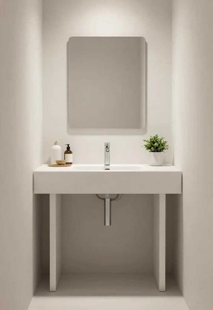 10 Half Bathroom Decor Ideas That Feel Complete 37 10 Half Bathroom Decor Ideas That Feel Complete 7. Compact Furniture 0