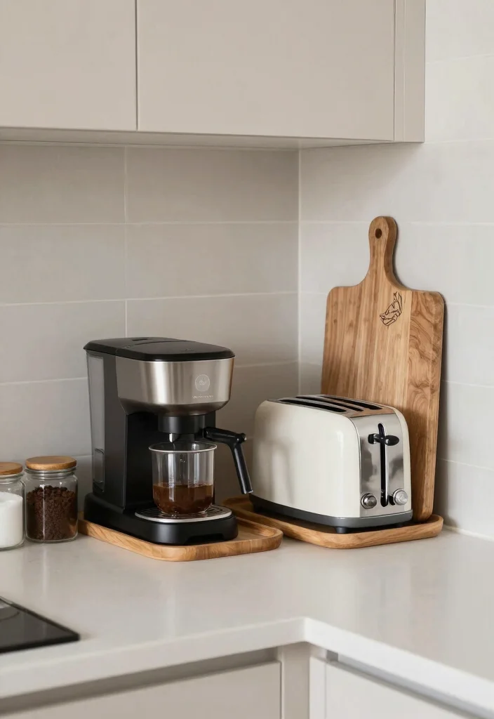 10 Kitchen Counter Corner Decor Ideas That Look Intentional 3. Small Appliance Showcase 0