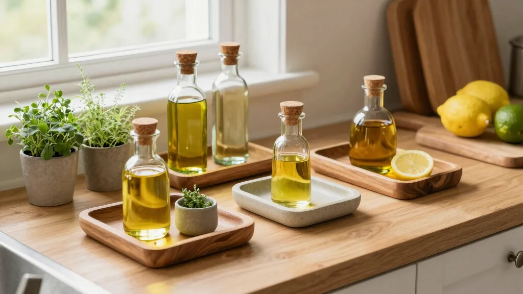 10 Kitchen Oil Tray Ideas That Keep Counters Clean