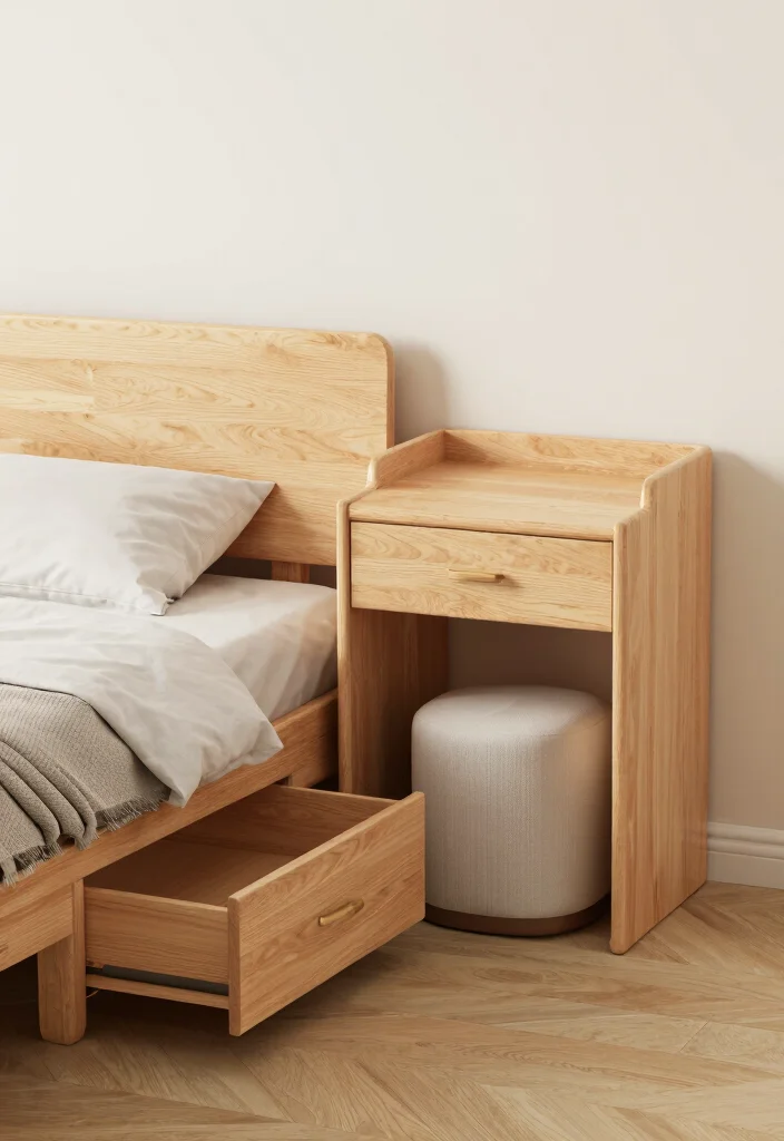 10 Simple Bedroom Ideas for Small Rooms That Feel Open 2. Multi functional Furniture 0