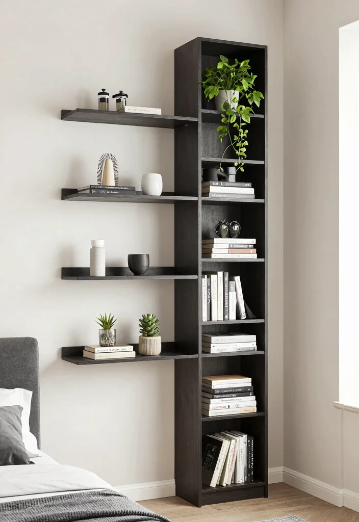 10 Simple Bedroom Ideas for Small Rooms That Feel Open 4. Vertical Storage Solutions 0