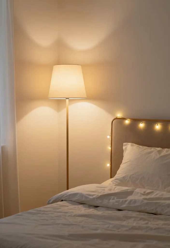 10 Simple Bedroom Ideas for Small Rooms That Feel Open 7. Clever Lighting 0