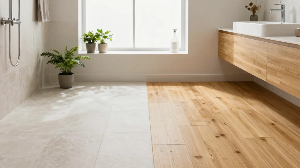 10 Small Bathroom Flooring Ideas That Make Rooms Feel Bigger