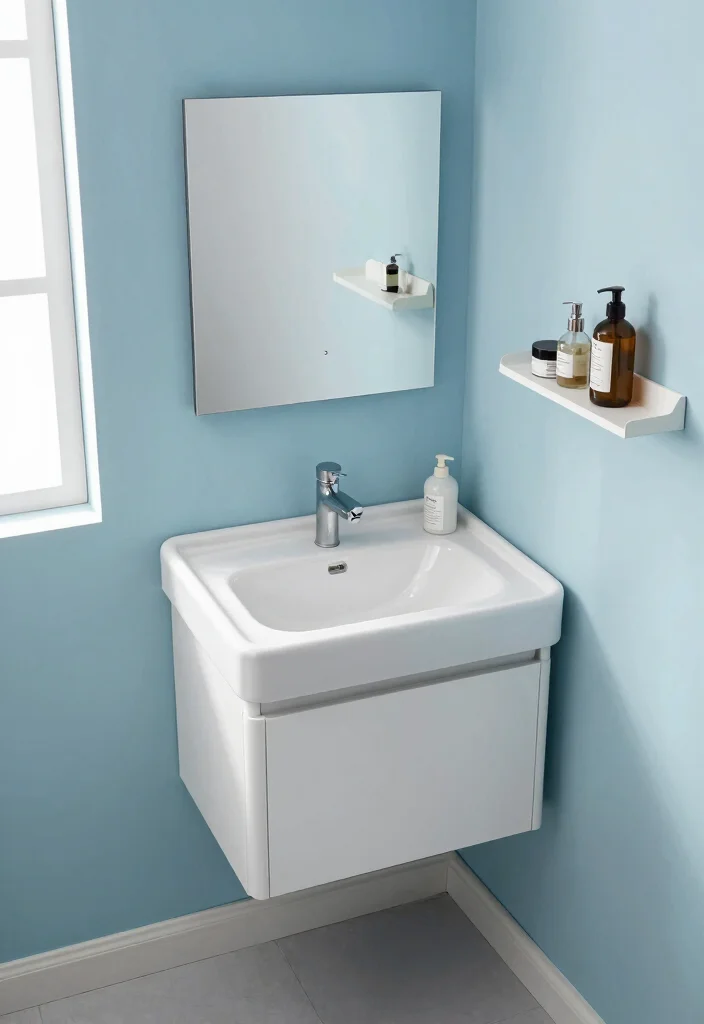 10 Small Bathroom Sink Ideas for Tight Layouts 3. Corner Sinks 0