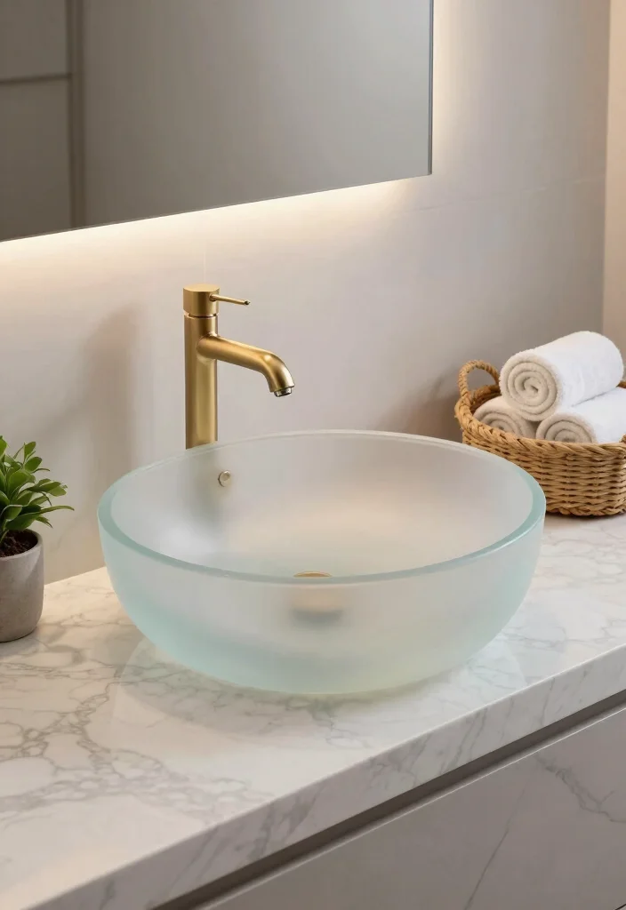 10 Small Bathroom Sink Ideas for Tight Layouts 4. Vessel Sinks 0