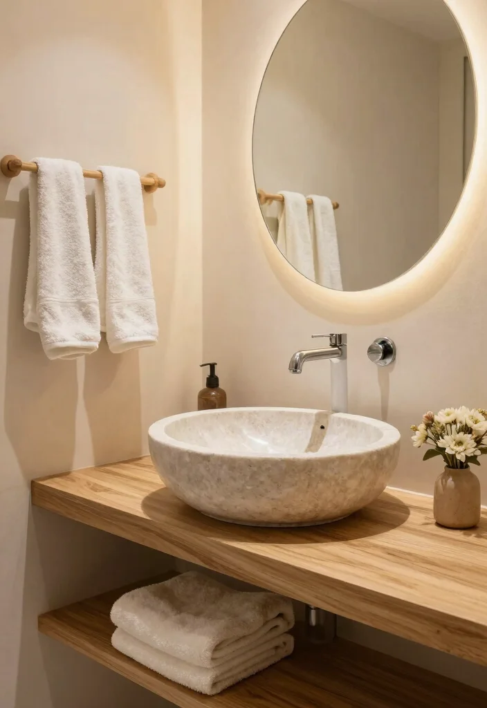 10 Small Bathroom Sink Ideas for Tight Layouts 7. Round Sinks 0
