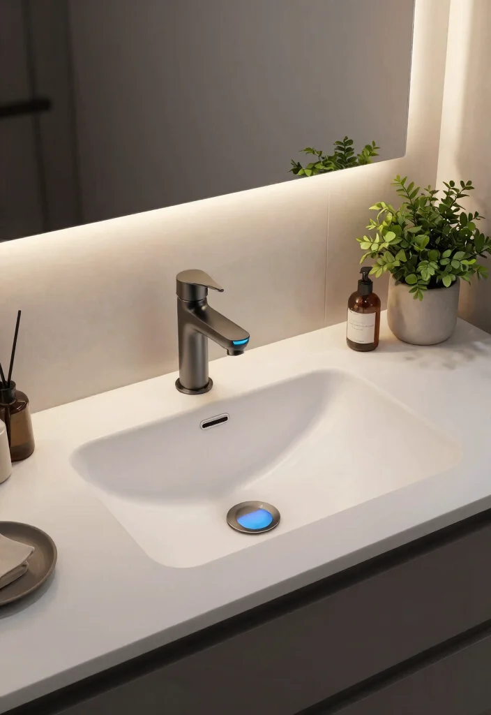10 Small Bathroom Sink Ideas for Tight Layouts 8. Smart Technology Sinks 0