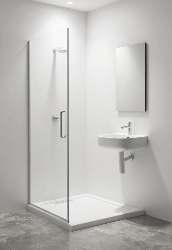 10 Small Bathroom Walk In Shower Ideas That Feel Open 5. Minimalist Design Approach 0