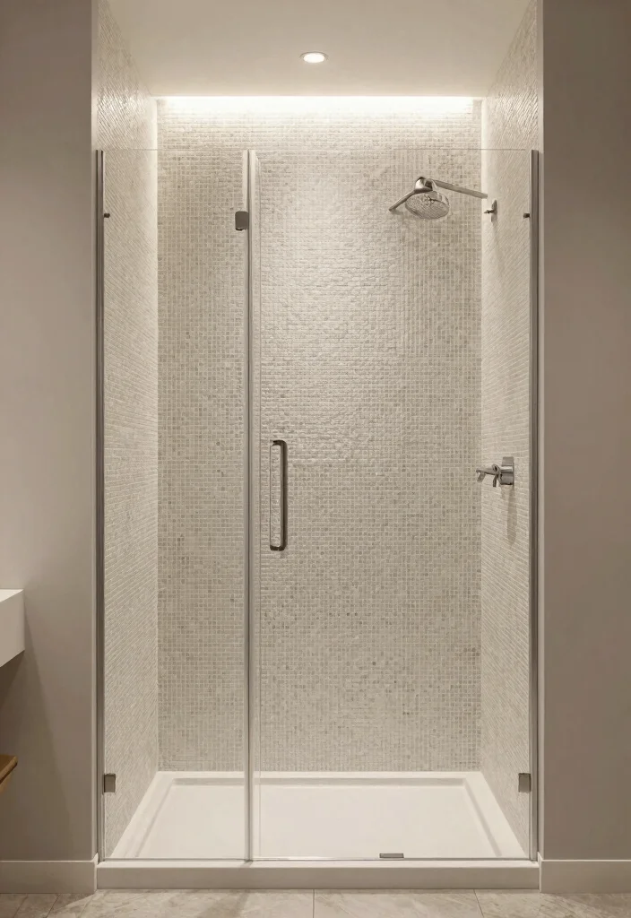 10 Small Bathroom Walk In Shower Ideas That Feel Open 7. Textured Tiles for Depth 0