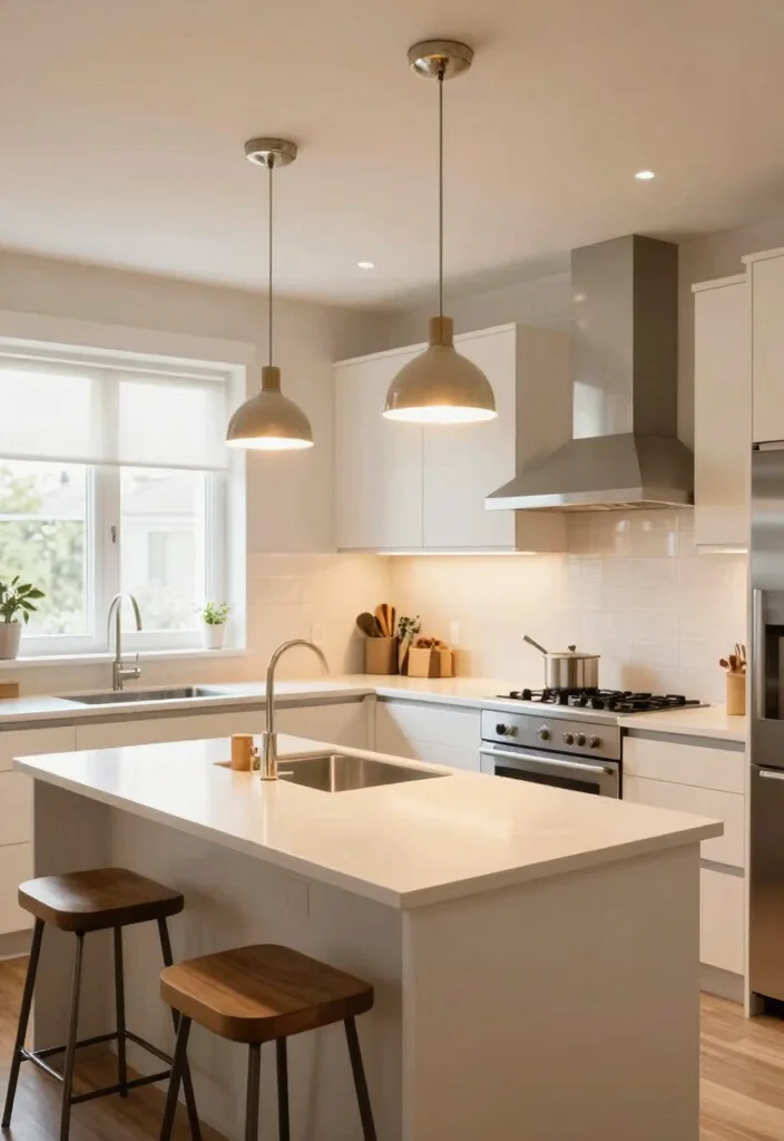 10 Small Kitchen Ideas That Feel Bigger Than They Are 49 10 Small Kitchen Ideas That Feel Bigger Than They Are 9. Smart Lighting to Open Up Space 0