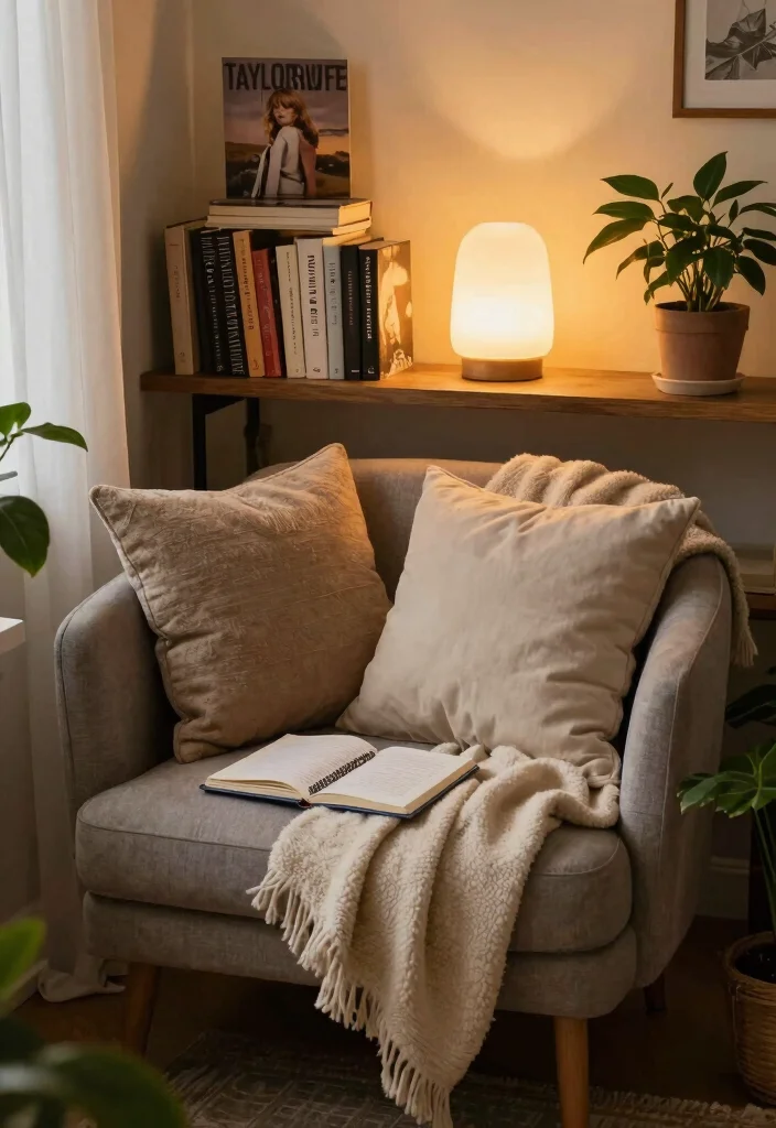 10 Taylor Swift Bedroom Ideas Fans Will Love 6. Cozy Reading Nook 0