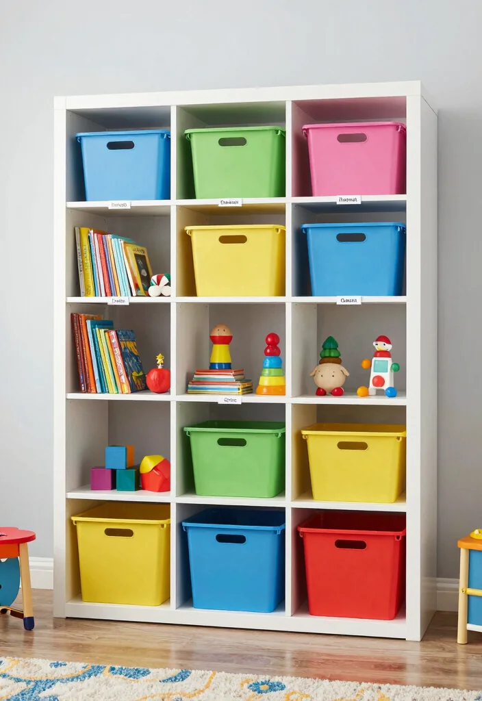 10 Two Boys Bedroom Ideas That Grow with Them 24 10 Two Boys Bedroom Ideas That Grow with Them 4. Shared Storage for Collaborative Play 0