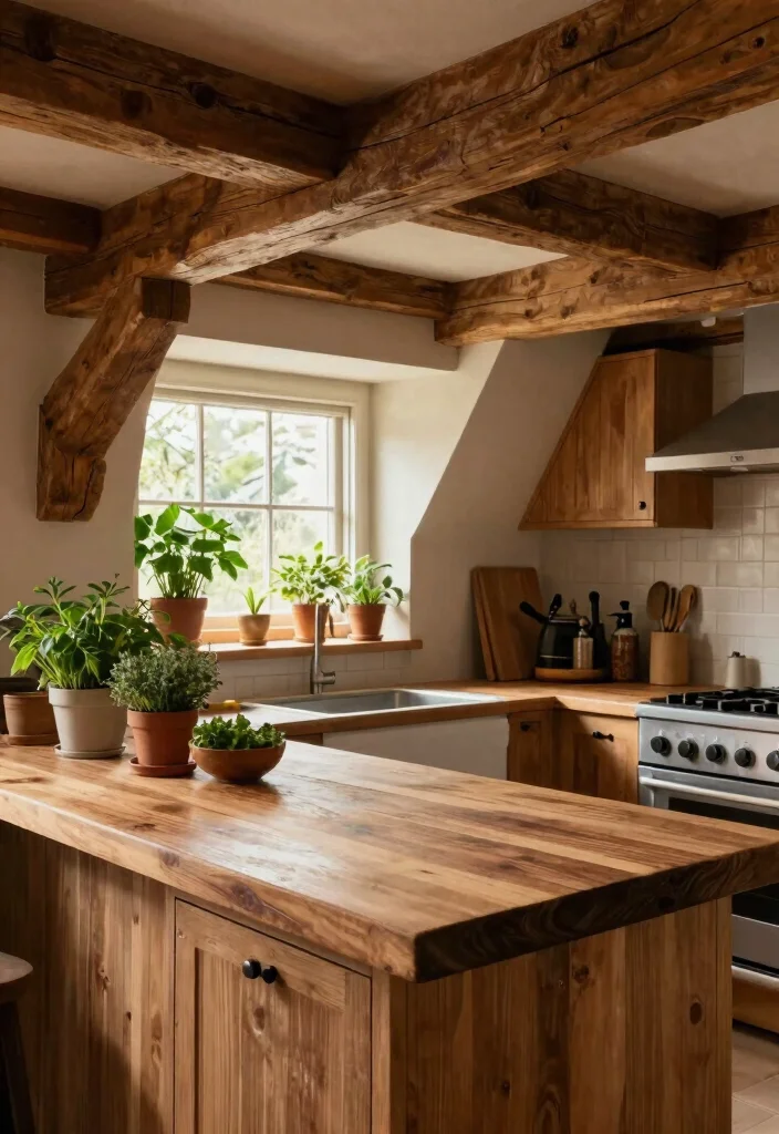12 Basement Kitchen Ideas That Feel Warm and Inviting 7. Incorporate Natural Elements 0
