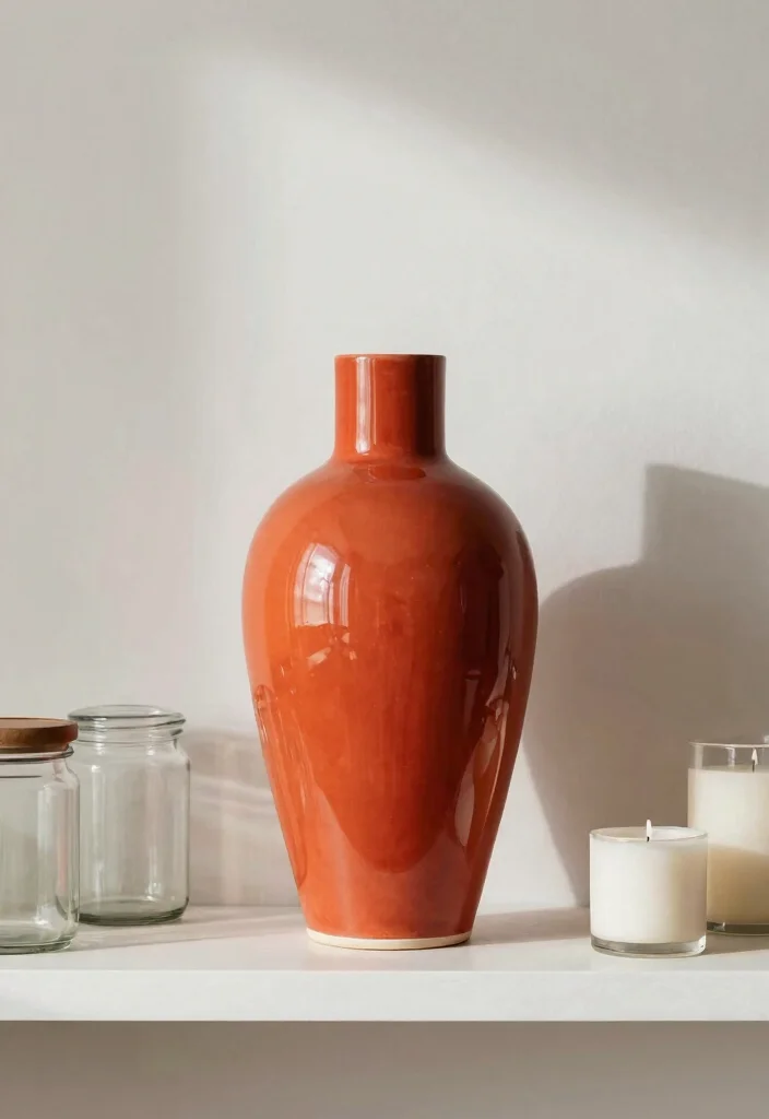 12 Bathroom Shelf Decor Ideas That Feel Intentional 3. Statement Pieces 0