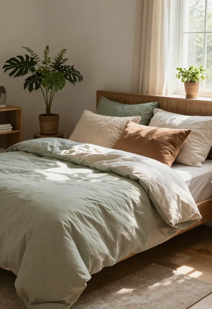 12 Bedroom Bedding Ideas That Instantly Refresh the Room 11. Earthy Color Palettes 0