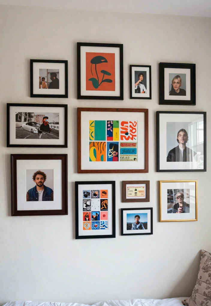 12 Bedroom Decor Ideas for a Personal Touch 3. Personalized Gallery Wall 0