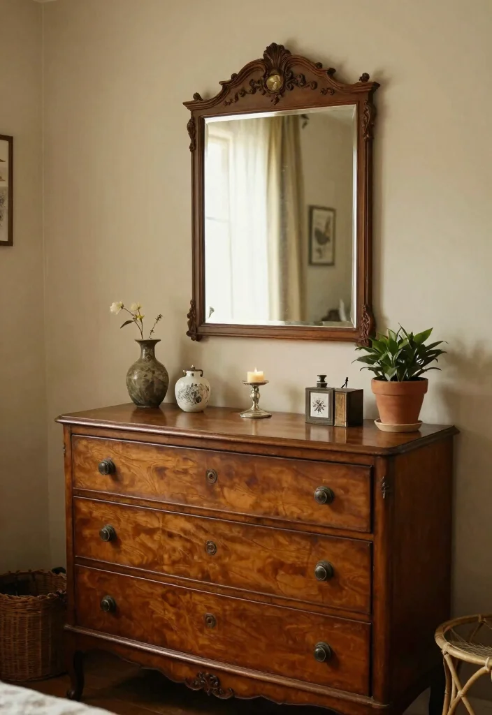 12 Bedroom Decor Ideas for a Personal Touch 7. Vintage Finds 0
