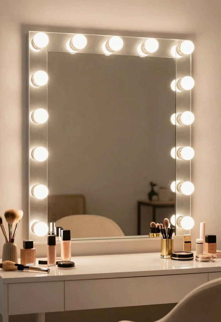 12 Bedroom Vanity Ideas for Beauty and Storage 49 12 Bedroom Vanity Ideas for Beauty and Storage 9. Glamorous Hollywood Mirrors 0