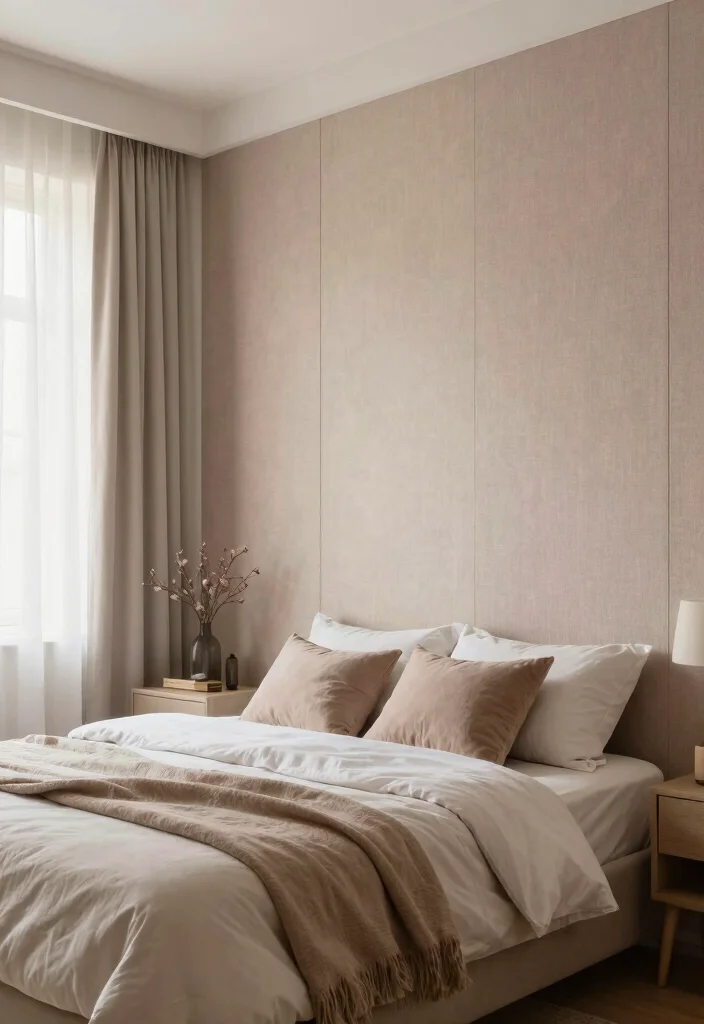 12 Bedroom Wall Paneling Ideas That Add Texture 6. Fabric Wall Panels 0
