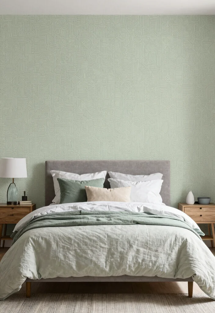 12 Bedroom Wall Paneling Ideas That Add Texture 9. Eco Friendly Wallpaper 0