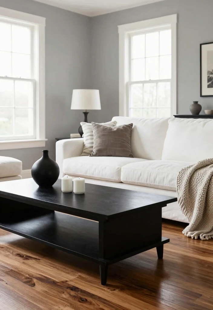 12 Black Apartment Living Room Ideas That Feel Chic 1 12 Black Apartment Living Room Ideas That Feel Chic 1. Embrace the Power of Contrast 0