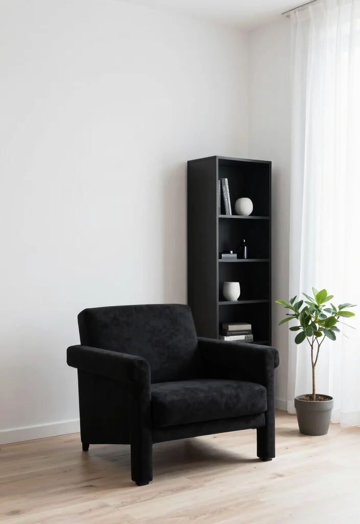 12 Black Apartment Living Room Ideas That Feel Chic 12 12 Black Apartment Living Room Ideas That Feel Chic 2. Minimalist Living Room Ideas 0