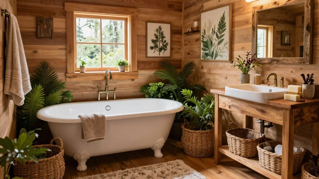 12 Cabin Bathroom Ideas with Rustic Cozy Charm