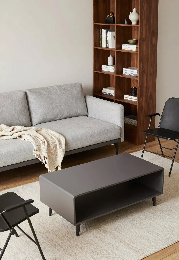 12 College Living Room Ideas That Are Budget Friendly 6. Functional Furniture 0