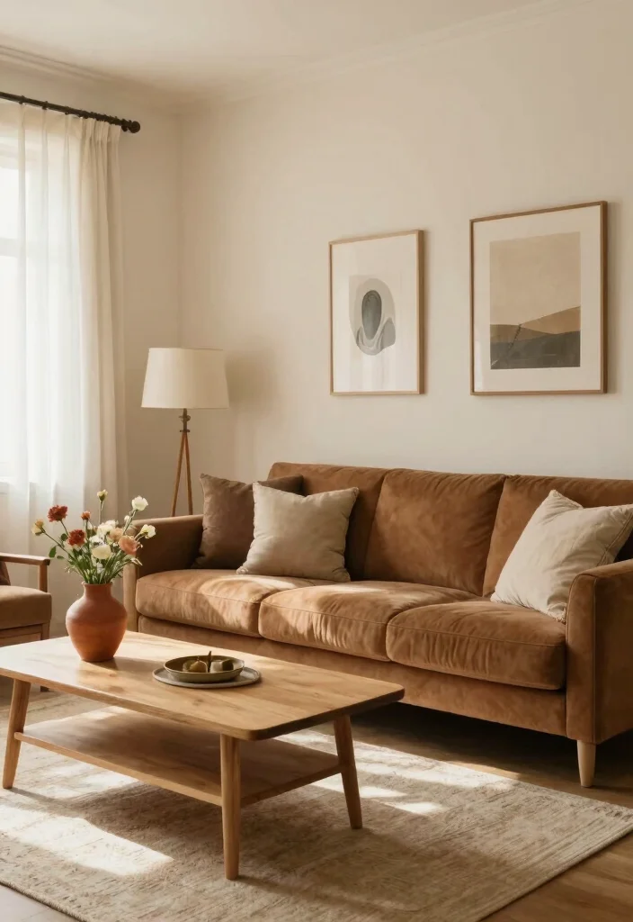 12 Comfy Living Room Ideas for Everyday Relaxing 2. Warm Color Palettes 0