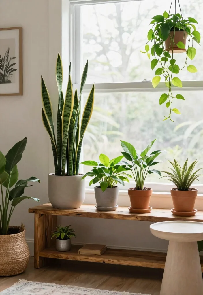 12 Comfy Living Room Ideas for Everyday Relaxing 4. Indoor Plants for Air Quality 0