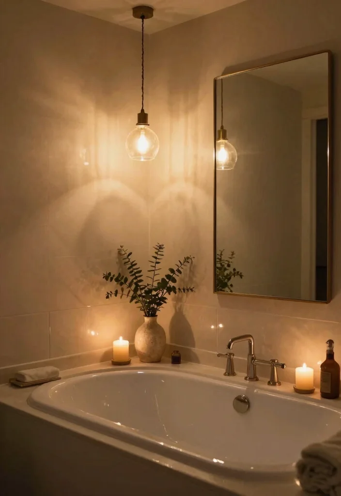 12 Cute Aesthetic Bathroom Ideas Pinterest Users Love 4. Dreamy Lighting 0