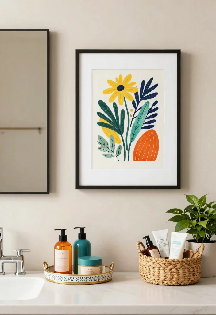 12 Cute Aesthetic Bathroom Ideas Pinterest Users Love 6. Functional Art 0