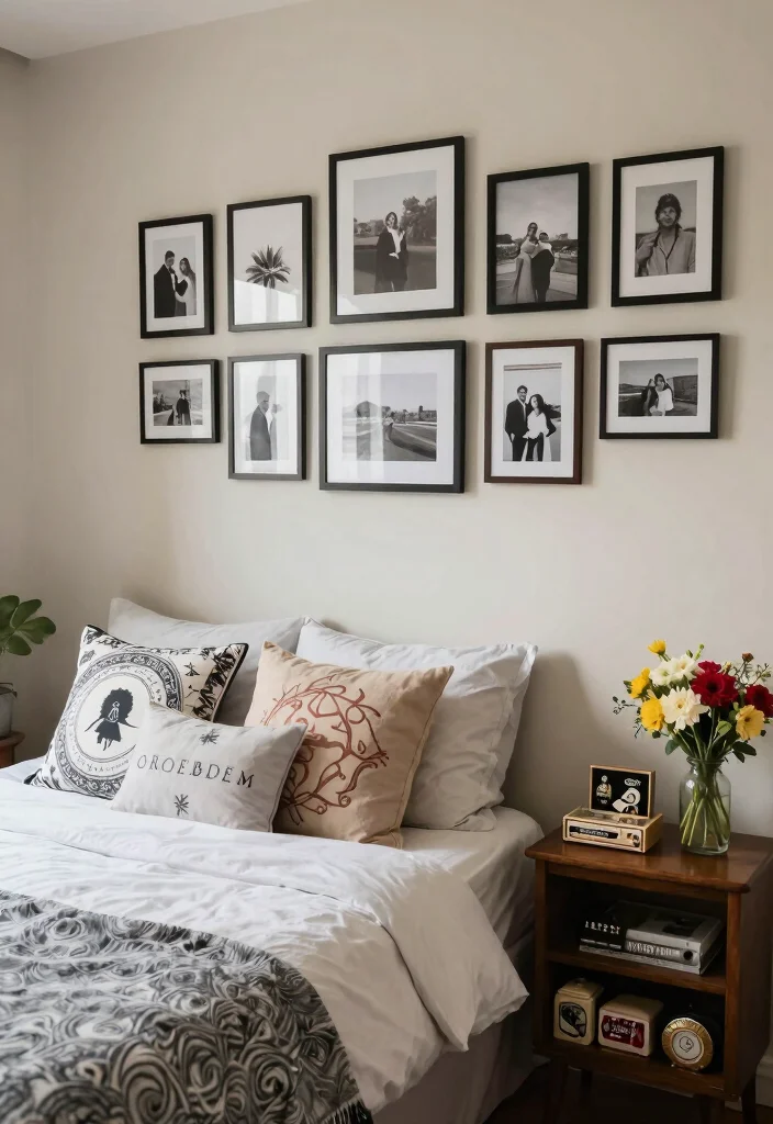 12 Dark Cozy Bedroom Ideas for a Moody Retreat 12. Personal Touches for a Unique Vibe 0