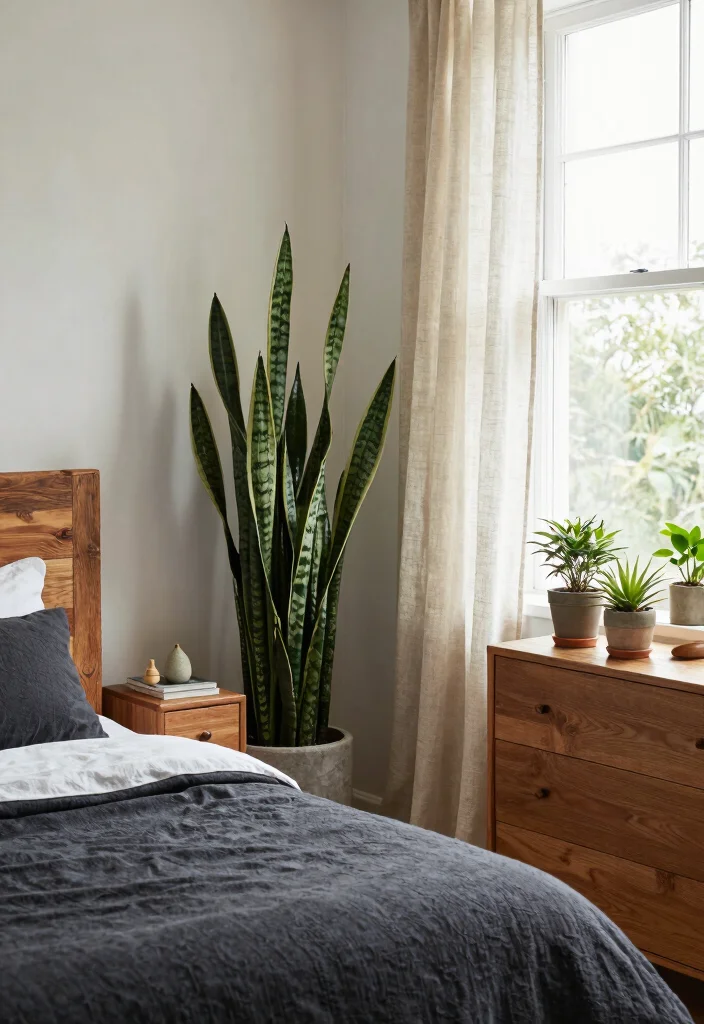 12 Dark Cozy Bedroom Ideas for a Moody Retreat 6. Incorporate Natural Elements 0