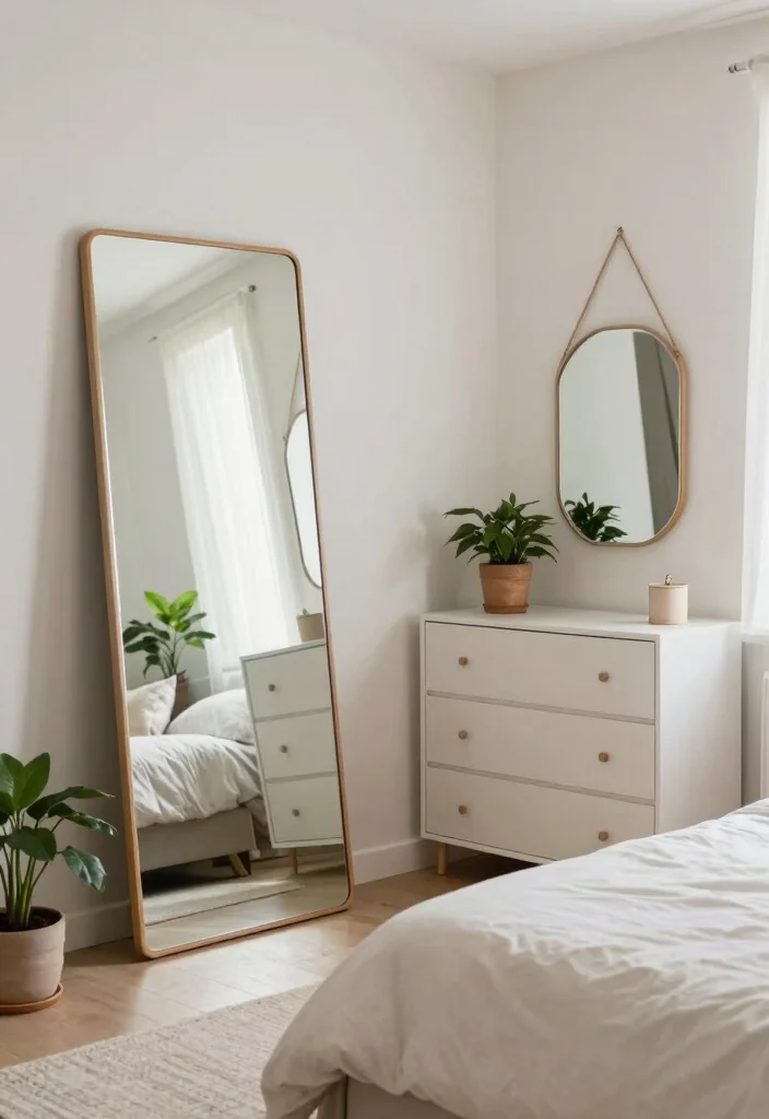 12 Double Bedroom Ideas for Balanced Layouts 5. Use of Mirrors 0