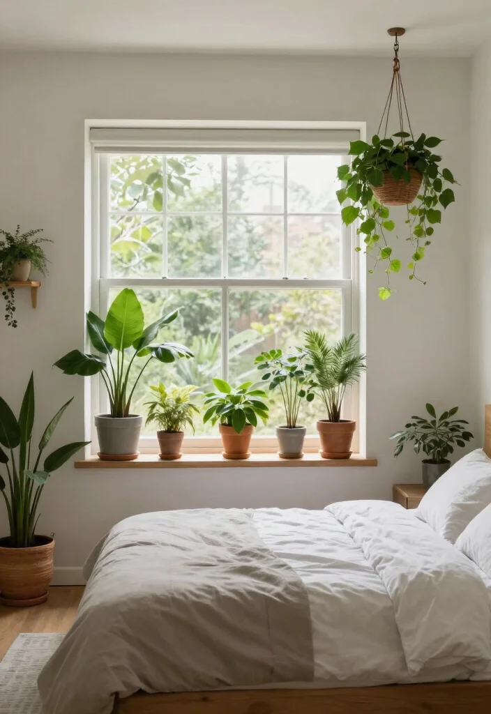 12 Double Bedroom Ideas for Balanced Layouts 7. Incorporate Nature 0