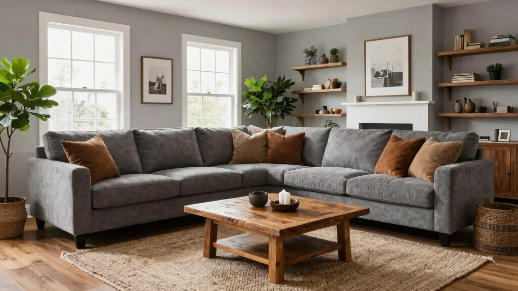 12 Gray and Brown Living Room Ideas That Feel Warm