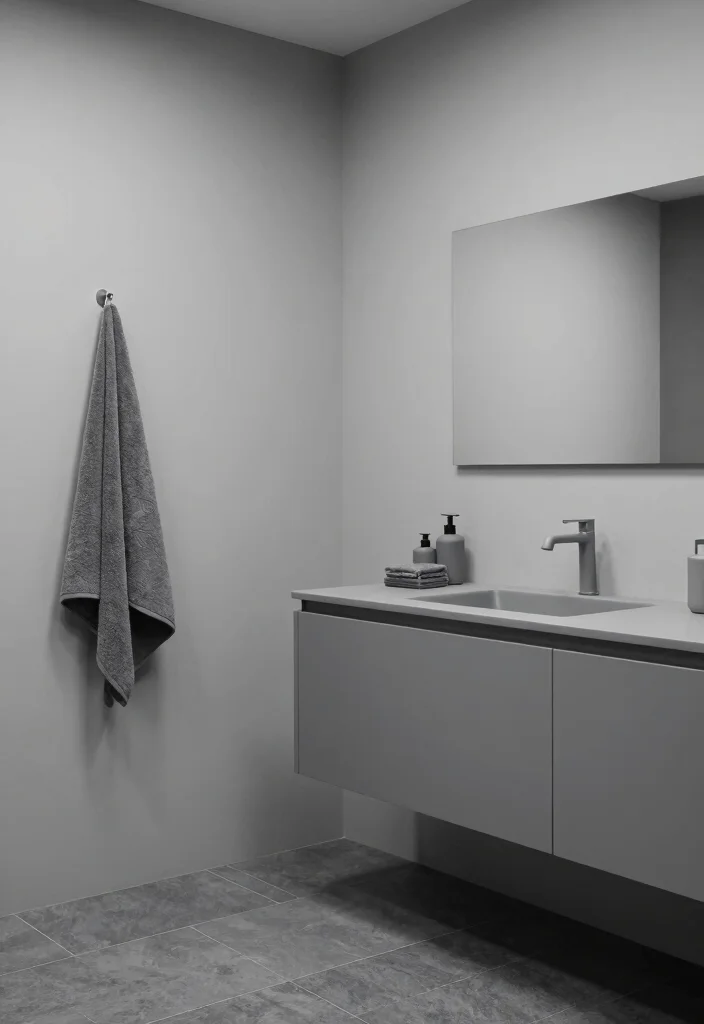 12 Grey Bathroom Ideas That Feel Modern and Timeless 1. Monochromatic Elegance 0