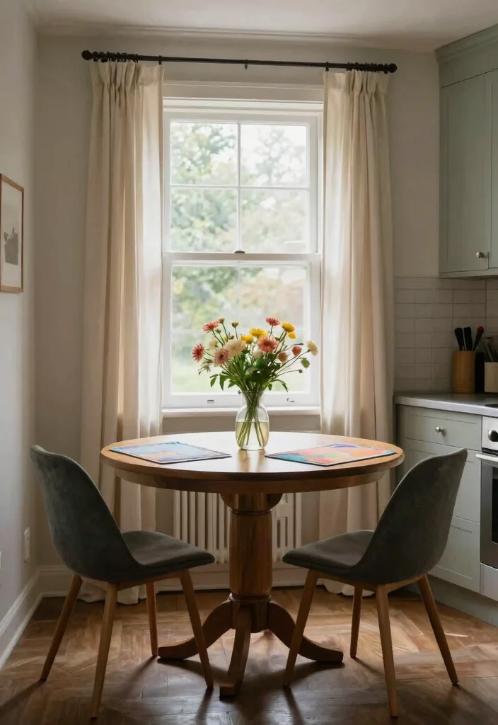 12 Kitchen Bay Window Ideas for Light and Seating 12 12 Kitchen Bay Window Ideas for Light and Seating 2. Small Dining Area 0