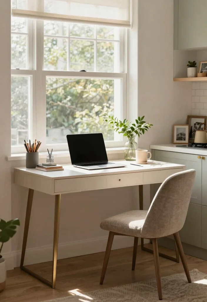 12 Kitchen Bay Window Ideas for Light and Seating 38 12 Kitchen Bay Window Ideas for Light and Seating 8. Stylish Workspace 0