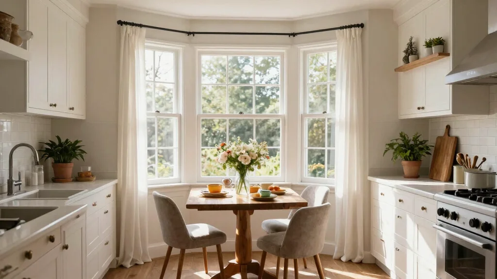 12 Kitchen Bay Window Ideas for Light and Seating